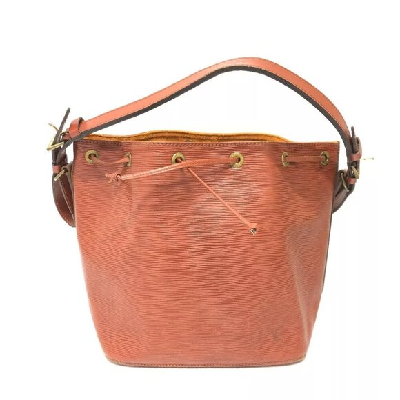 LOUIS VUITTON Epi Petit Noe Drawstring Crossbody Shoulder Bag - Picture 1 of 10